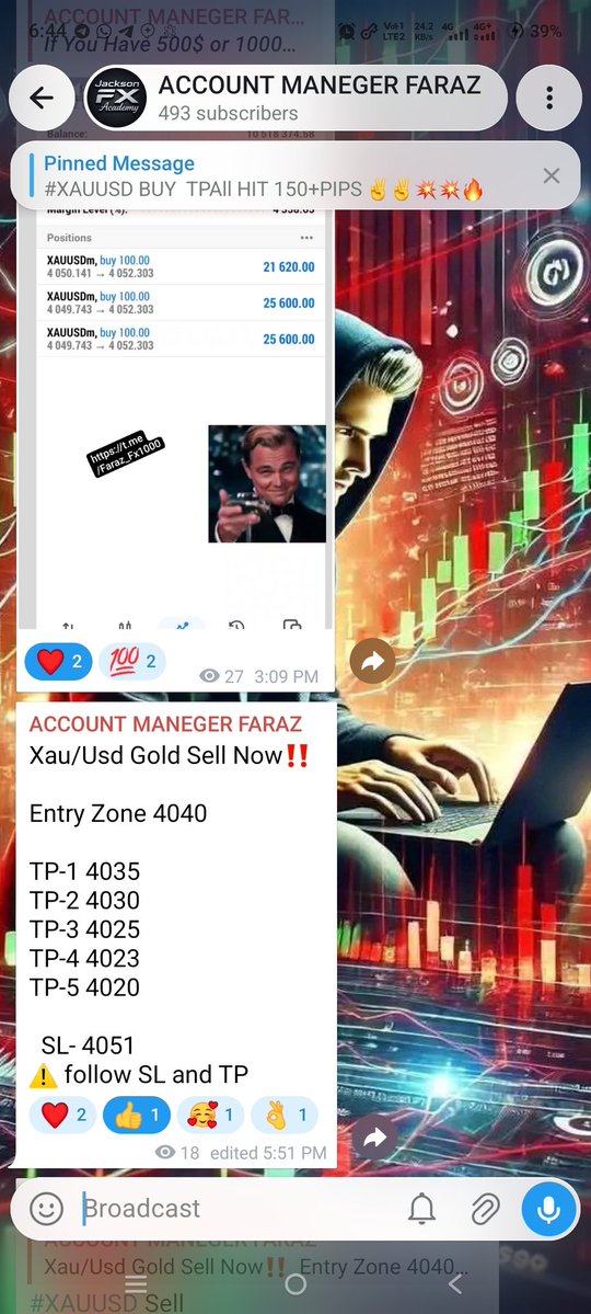 s65962113's tweet photo. Xau/Usd Gold Sell Now‼️

Entry Zone 4040

TP-1 4035
TP-2 4030
TP-3 4025
TP-4 4023
TP-5 4020

  SL- 4051
⚠️ follow SL and TP
https://t.co/KHPR7poscm
Join VIP channel 😎 https://t.co/oWACSktfJw