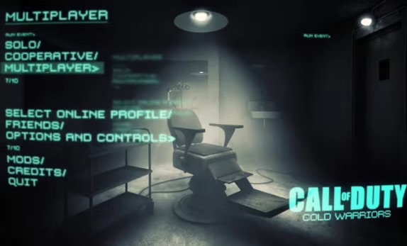 ForwardLeaks's tweet photo. Solved: Call of Duty Black Ops 1 was initially going to be called Cold Warriors before being changed during development. 

Here’s some early images of the main menu and UI before they changed it. These are extremely rare from what I understand. https://t.co/BHF4UB0znj