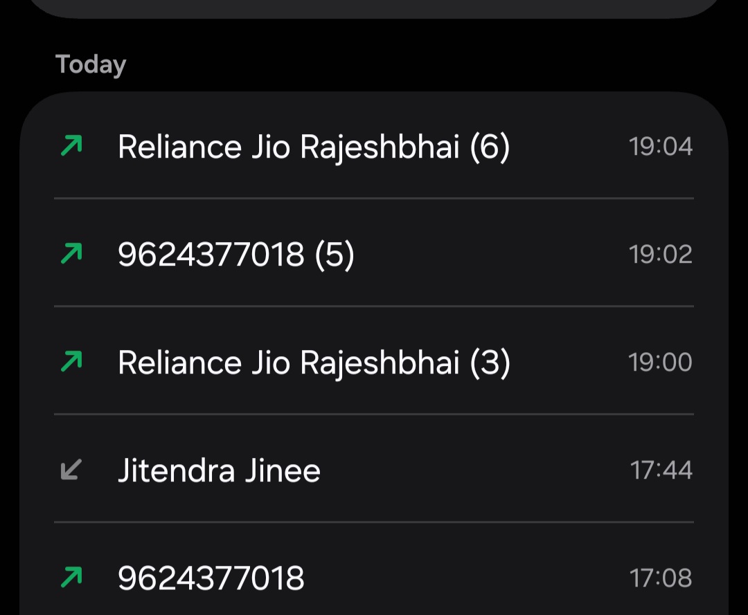 Mitindaware's tweet photo. @JioCare No one receiving call and giving proper services at Jio see the call log @Meta hope post you joining hands jio service improves. No one provides alternate number whom to talk https://t.co/54wz3ClhaZ