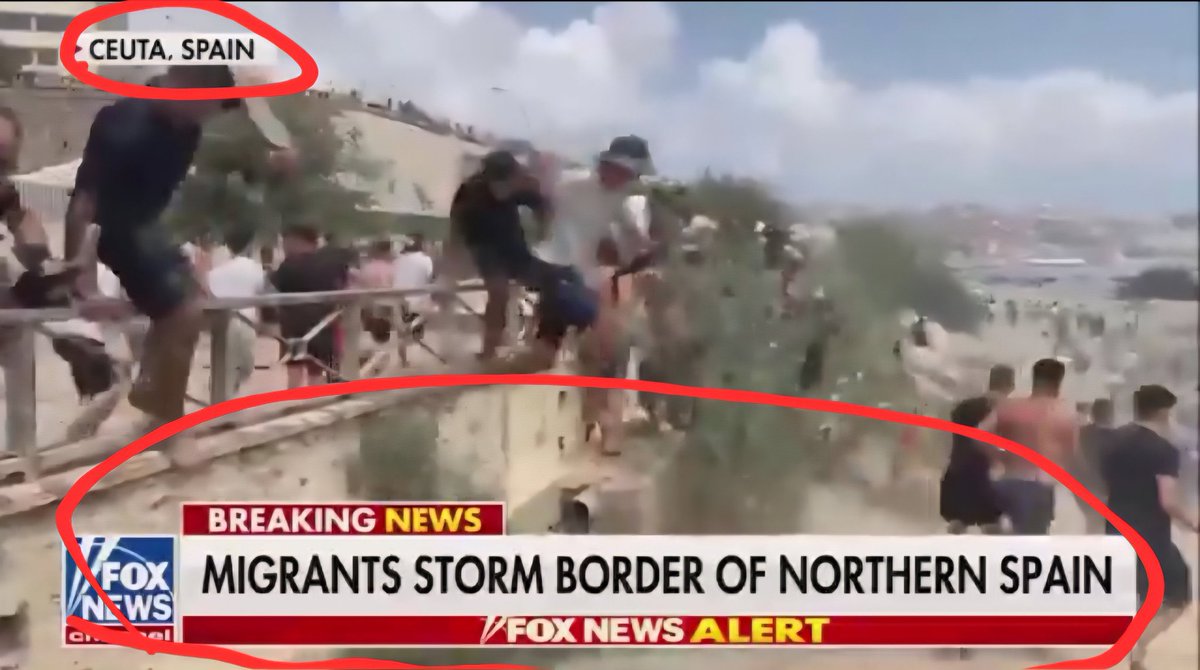 Migane4's tweet photo. @JDVance @POTUS @BillMelugin_ Ceuta and Melilla are territories that are geographically part of Africa; Furthermore, it is located in North Africa, not southern Spain. 

Spain retains control over them in order to safeguard the Strait of Gibraltar.

It is evident that FoxNews lacks knowledge about that region https://t.co/7vtNgiSUnc