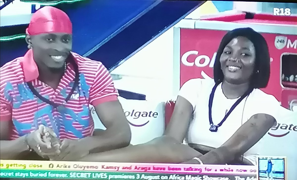 Galwakhe's tweet photo. #BBNaija love this 2 😍😍 https://t.co/AEIq07zxsI