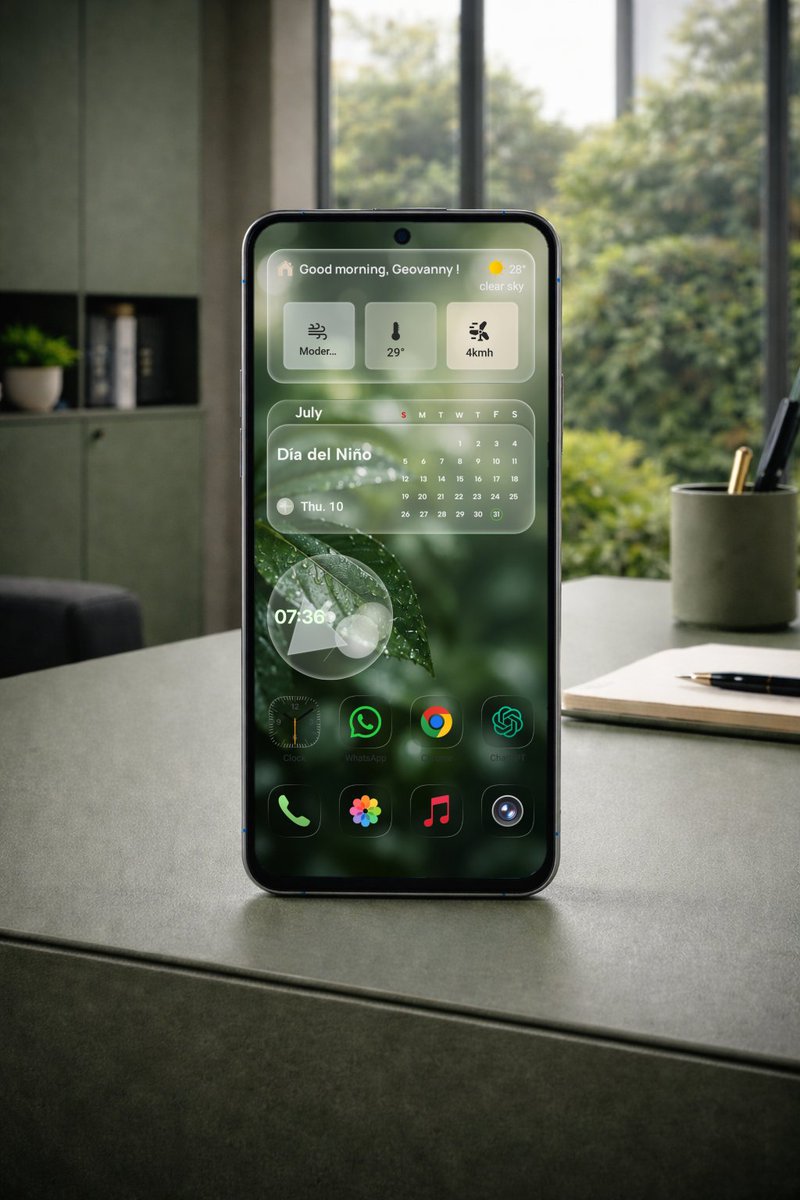 GeovannyBarah12's tweet photo. โจ๏ธColor Widgets-liquid glass. (transparent widgets)
widgets not yet available.
Icon pack: liquid glass syri 27 , by @AndroidTools3
#KWGT #AndroidCustomization #WidgetPack #HomeScreen #AndroidWidgets #liquidglass #Customization #AndroidSetup #widgets https://t.co/90X1qQEX3Y