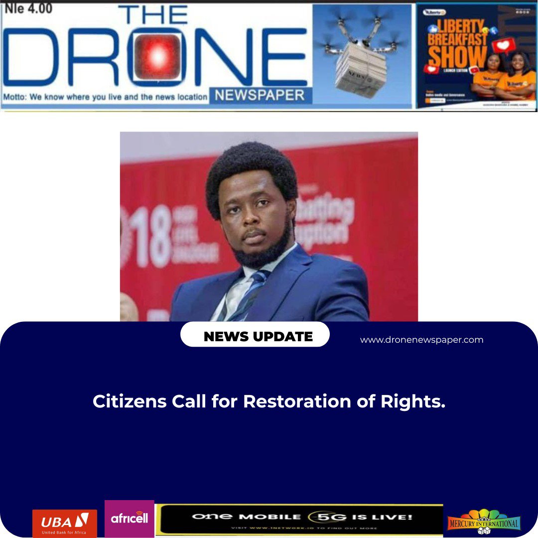 DroneNewsp396's tweet photo. Citizens Call for Restoration of Rights. https://t.co/MAXQD4ab8g