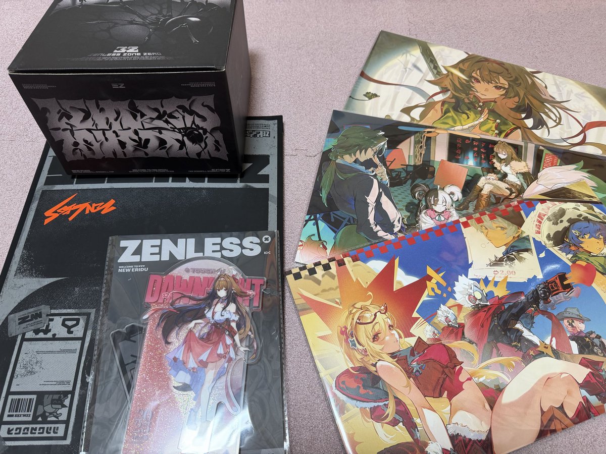 dayowp's tweet photo. 本日の戦利品です。色々貰ったし色々買いました👍
#ゼンゼロ2周年 
#ゼンゼロ記念イベント https://t.co/JIhClHVstB
