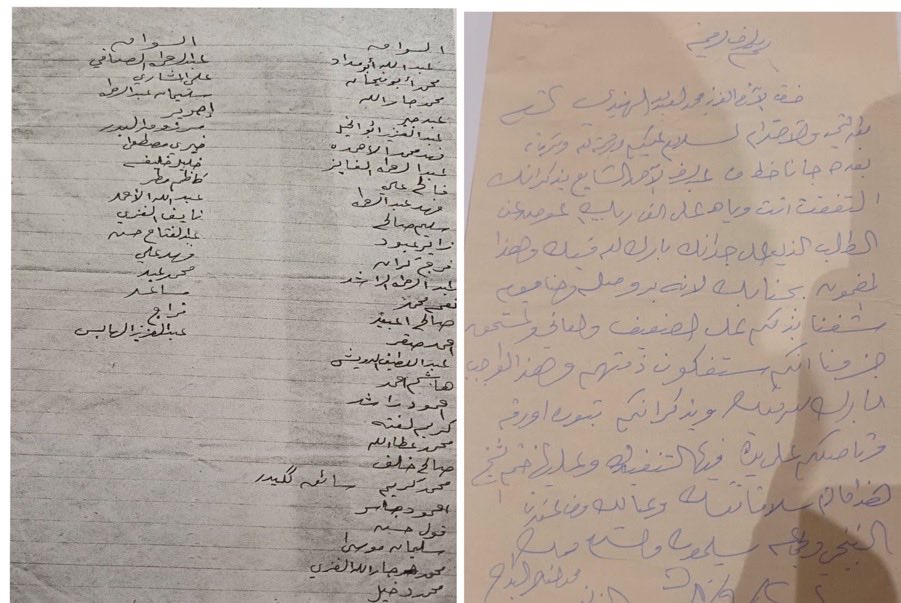 fahad_alkulaib's tweet photo. "جذور أسر وعوائل رحلت قديما عن #الزلفي ولم يبق لها وجود بتلك الأسماء" ولقد ارتحلت عن الزلفي في زمن ليس بقريب،"سلسلة حلقات منتظمة نعرضها مدعمة بالوثائق والروايات"                              أسرة #الهنيدي من الأسر ذات العراقة والقدم التي سكنت الزلفي وارتحلت إلى الكويت ، ولها فضل بعد الله في إتاحة وفتح فرص العمل الشريف للكثير من أبناء #الزلفي الذين انتقلوا إلى الكويت ،وتوظيفهم في بعض الأعمال  منذ وقت مبكر في وقت الحاجة والعوز ،والكُل يعرف ان الزلفي تعتبر من اكثرالبلدان التي انفتحت على أبواب الهجرة للخارج حيث شظف العيش،وقلة الموارد،وقلة فرص العمل ،فكان نزوحهم على ثلاث مراحل او [جلوات]:وكانت جلوة اسرة الهنيدي في الجلوة الأولى عام ١٢٣٣هـ(١٨١٧م - وعائلة #الهنيدي في الكويت  أسرة كريمة تعود جذورها وأصولها  إلى بلدة الزلفي،  وكانت تسكن ناحية القبليات ،حيث تشير الوثائق وتورد لهم اسما في بعض مواثيق البيع والشراء ،حيث كان لهم  ملك  كما ذكر وورد في وثيقة وضيمة سبهان المسماة (القبليات )، والتي كتبها حمود بن إبراهيم الذييب - رحمه الله -عام 1346هـ ،وساهم أبناؤها في النهضة الاقتصادية والعمرانية في الكويت  عبر تأسيس شركات رائدة في المقاولات والنقل منذ أربعينيات القرن الماضي وكانت عائلة #الهنيدي حريصة على إتاحة فرص العمل لأبناء جماعتهم الذين يتقدمون طلبا للعمل عندهم وكانوا يتمسكون  بهم بالذات لعلمهم  وقناعتهم التامة بمدى حاجتهم الملحة للعمل ،ولانهم يدركون  ويعلمون  بأنهم أهل ذمة وأمانة وديانة ونزاهة وعمل وجد واجتهاد، فكانوا  لايردون احدًا من أبناء الزلفي ، وكان  الوجهاء من عائلة الهنيدي #راشد_وصالح_ومحمد_الهنيدي وكذلك #عبدالله_الراشد_الهنيدي-رحمهم لله -كانت بيوتهم ومزارعهم تقع بمنطقة (ملح)حيث أرضهم التي استصلحوها لتكون صالحة للزراعة وكانت قريبة من حقول البترول وكانوا يزرعون الحنطة والشعير والبرسيم والرقي( البطيخ) والشمام وبعض من الخضروات.وكان بالمنطقة حوالي ثمانية (قلبان)ممتلئة وغنيةبالمياه العذبة ، مما جعل شركة النفط تعمل على ايقافهم  عن زراعة الأرض و تطلب منهم ترك منطقة(ملح)لقربها من حقول البترول بالاحمدي ،لولا تدخل الشيخ جابر الاحمد الصباح- رحمه الله-الذي ابقاهم في  اماكنهم بين بيوتهم ومزارعهم، وطلب تحديد موقعهم وتسوير مبانيهم ومزارعهم وقد عمل (ديكسن)بتحديدها في مطلع الثلاثينات يذكر لي لوجيه #محمد_بن_حمد_العنقري ( الاصفر)- رحمه الله- وهو أحد الذين عملوا مع #الهنيدي من أهل الزلفي  لفترة من الزمن اذ يقول :'[كانوا #الهنيدي يشجعون العاملين معهم ولايردون أحد قصدهم للعمل،وكانوا ما يعدونا  نحن جماعة أهل الزلفي إلا أخوان لهم ،ولاينظرون إلينا كعمال نشتغل عندهم،وكانوا  لايكلفوننا بالأعمال الشاقة اوالصعبة ،وكانوا  يوكلون إليهم أعمال تناسبهم كل حسب قدراته ونشاطه ،ونوعية تلك الأعمال اما  أن يقوم بنقل المياه ،اوالصلبوخ(الكنكري) ونقله إلى منطقة الأحمدي ،او أن يعمل سائق قلابي او شيول، او فني لحام،او معاوني او حارس للكراج، وكانوا يسألون عنا ويتفقدوننا واحدًا واحدًا، وكنا نسكن  مع بعض كل  أربعة إلى خمسة أشخاص في عزبة واحدة، وكنا جماعة أهل الزلفي نجتمع مع بعضنا البعض بعد العمل نتسامر ونتعلل ونهيجن ونسوي قهوتنا ونطبخ عشانا،وفي بعض المرات يأتي إلينا #صالح_بن_راشد_الهنيدي - رحمه الله -ويجلس معنا وهو رجل حبيب وكريم وشهم وراعي دين وطاعة واستقامة وفزعة ،ودائمًا يسألنا و يردد وش قاصركم ياعيالي ،وكان مايقصر مع الجماعة  -رحمه الله "وبقي لهذه الأسرة الفاضلة الكريمة ذات المروءة والشهامة والنخوة ابلغ الأثر في نفوس كل من عمل او تعامل معها ،ولازالت سيرتها لم تمحي من الذاكرة الزلفاوية الحية يتناقلها الابناء عن الآباء ، والآباء عن الأجداد ، رحم الله رجالها الاوائل ، وبارك في عقبهم  #الزلفي