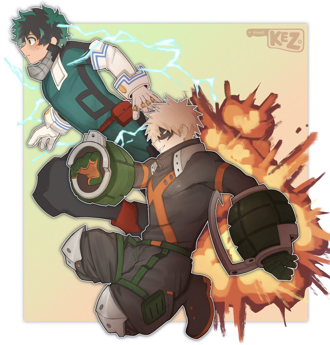 kezirolli's tweet photo. bkdk au where they both have superpowers and attend a hero school #胜出 #bkdk https://t.co/Ft7nG7NYb0