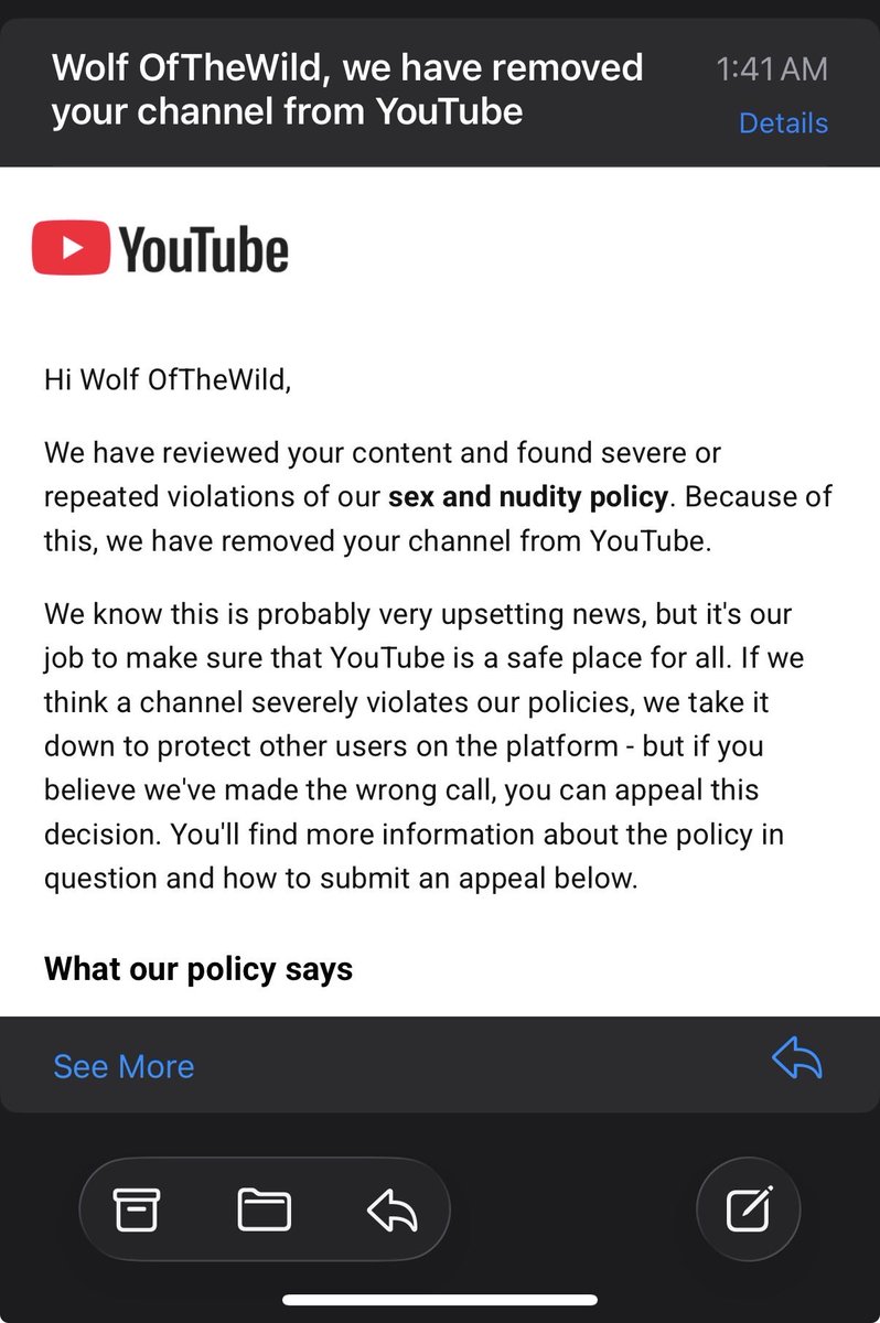 HollytWolf's tweet photo. I’m sorry @YouTubeCreators @YouTube WHAT?!?!

My extremely safe gardening channel?!?!!!? https://t.co/BIRODLD7HH