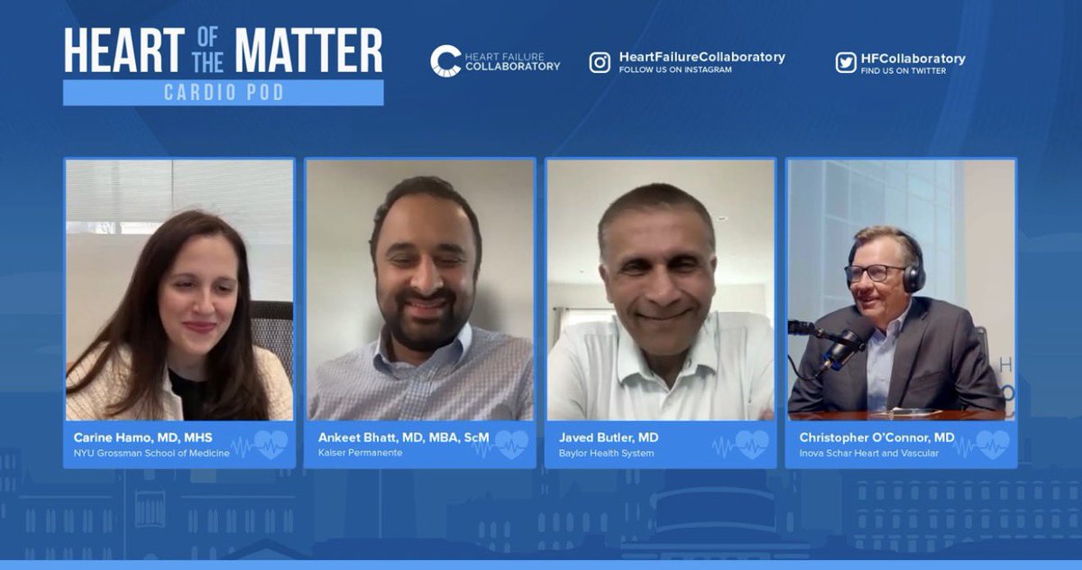hfcollaboratory's tweet photo. Don’t miss this episode of Heart of the Matter! 💙

In this episode, @coconnormd is joined by @CarineHamo @ankeetbhatt @JavedButler1 to discuss the CKM Score and how quantitative methods may help clinical trial design and everyday clinical practice.

https://t.co/cVS4b5YCPP https://t.co/cUEGxGfuMY