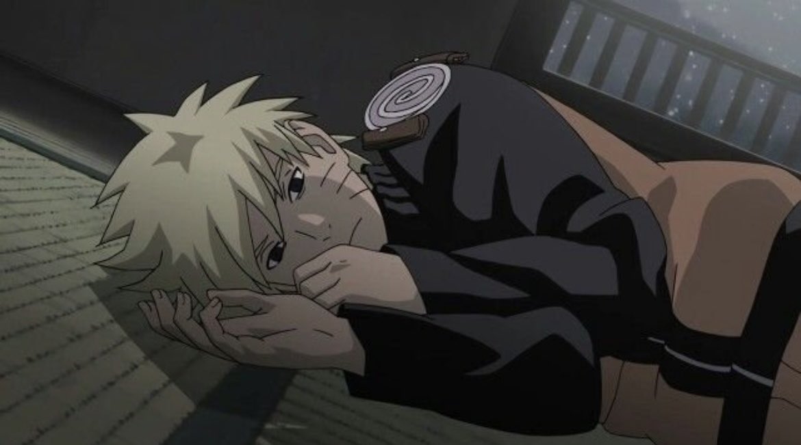 _kavng's tweet photo. tem dias que eu acordo tal qual o naruto depressivo https://t.co/PNkQX1qzAd