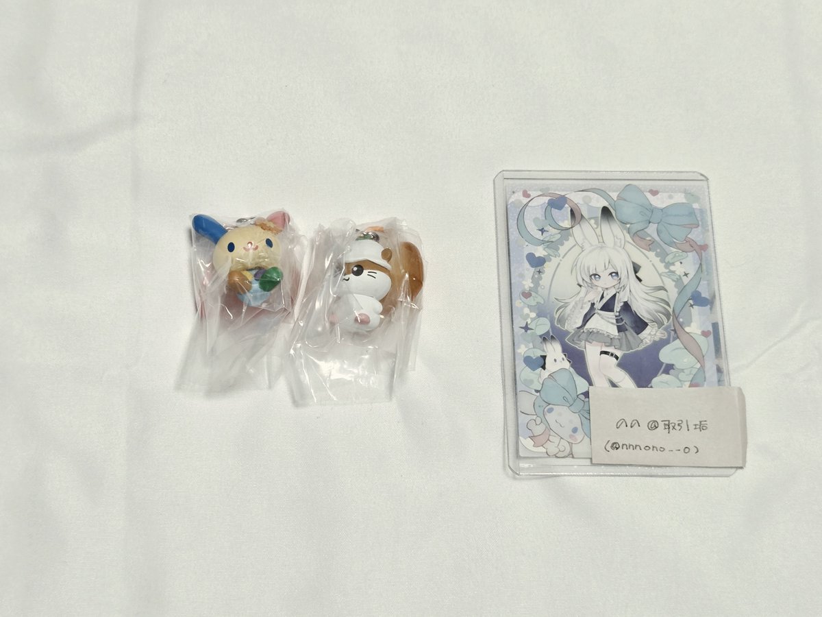 nnnono__0's tweet photo. 【交換】サンリオキャラクターズ カラとも マスコット

譲:ウサハナ コロコロクリリン

求:シナモン

郵送のみ交換可能です
検索からでもお気軽にお声掛け下さい https://t.co/0ycDokRhyn