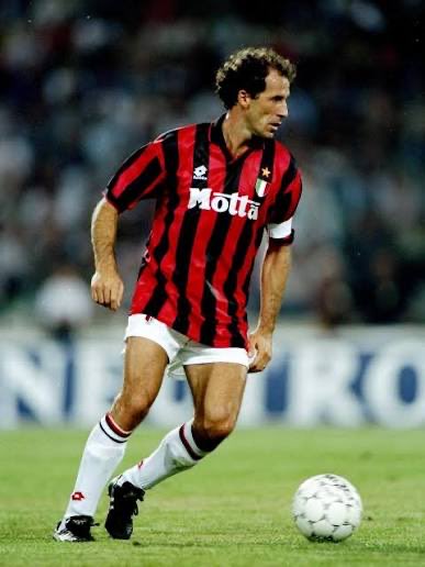 piersmorgan's tweet photo. RIP Franco Baresi, 66. 
Spent his entire 20-year career with @acmilan (15 of them as captain), winning six Serie A ⁠titles and three  European cups, and the World Cup with Italy. A sublime footballer, and for me, the greatest all-round defender of them all. https://t.co/Z37BCjHEyG