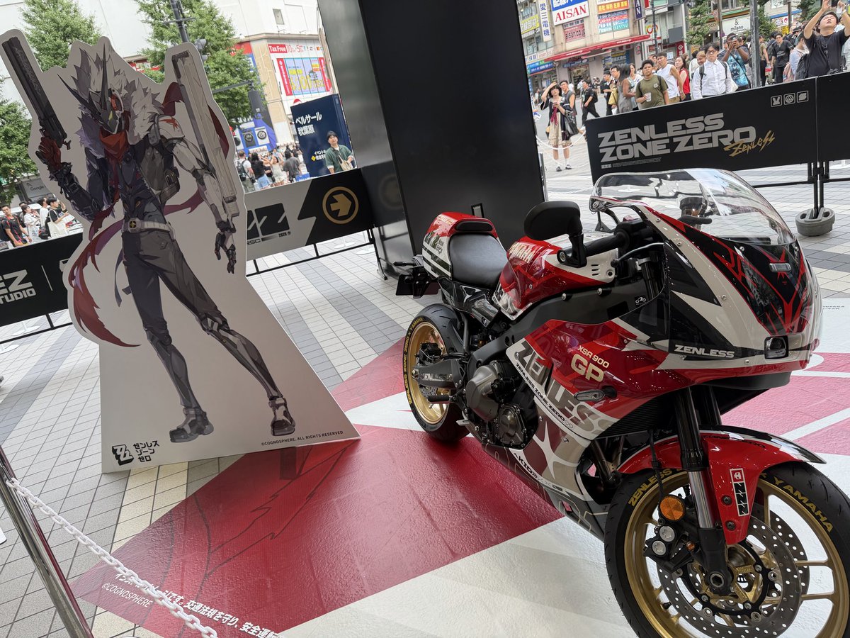dayowp's tweet photo. 推しのヤマハコラボ🏍️
#ゼンゼロ2周年  
#ゼンゼロ記念イベント https://t.co/KceuzE59Hi