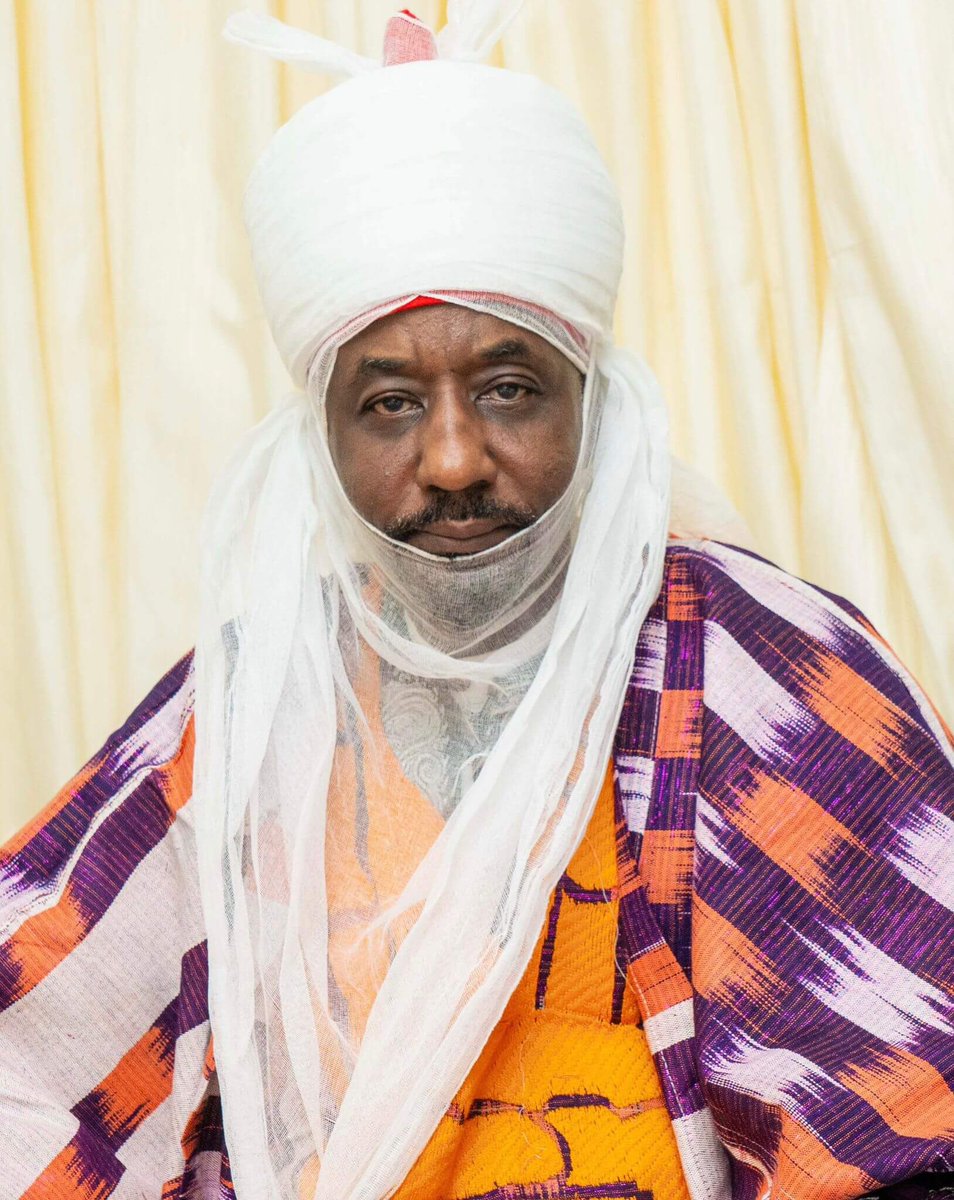 atiku's tweet photo. I warmly congratulate His Highness, Dr Khalifa Muhammadu Sanusi II, CON, Emir of Kano, on his 65th birthday. His scholarship, public service, and steadfast devotion have enriched our nation. May Allah grant him sound health, greater wisdom, and many more years. -AA https://t.co/bv3P50OQW3