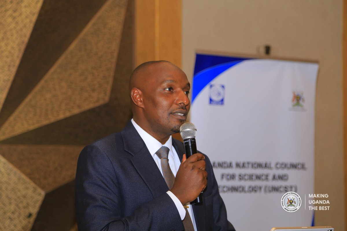 STIsecretariat's tweet photo. The Hon. Minister for Science, Technology and Innovation, Hon. Eng. Jonard Asiimwe Akiiki, today closed the Second Annual Global Innovation Index (GII) Symposium, organised by the Uganda National Council for Science and Technology (UNCST).

In his remarks, the Minister noted that Uganda possesses the talent, research capacity, and innovative ideas required to drive national transformation. He emphasized that the country's priority is to translate research into protected intellectual property, commercially viable products, competitive enterprises, and globally competitive industries.

The Minister further observed that much of Uganda's weak performance in the Global Innovation Index stems not from weak innovation, but from unreported innovation. He called upon Ministries, Departments and Agencies, research institutions, academia, and the private sector to strengthen innovation data collection and reporting, noting that where achievements are not reported, they are neither measured nor recognised.

He reaffirmed that science, technology, and innovation are central to Uganda's industrial transformation and the attainment of a competitive upper middle income economy, underscoring the need to strengthen research investment, accelerate commercialization, and build a robust national innovation system in support of the Government's Ten-Fold Growth Strategy and Uganda's journey towards a US$500 billion economy by 2040.

#STIUganda