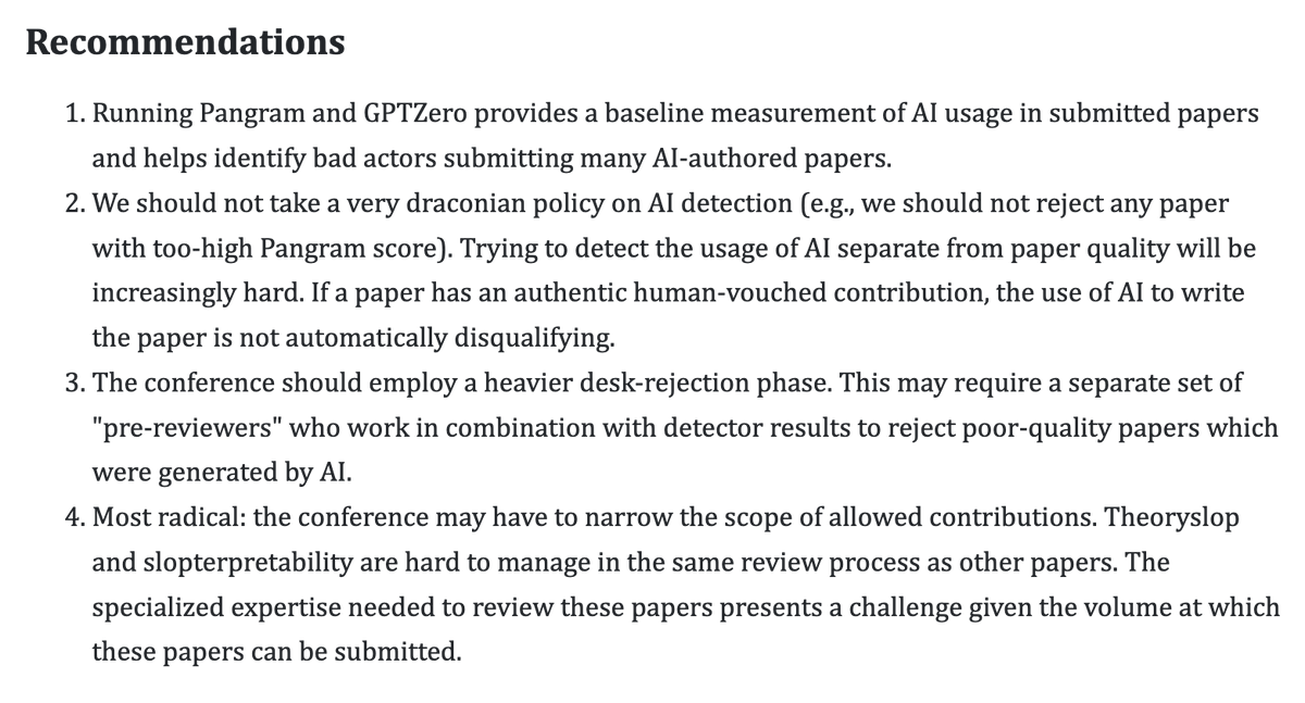 COLM_conf's tweet photo. 📢 New blog post describing the COLM 2026 PCs’ analyses of AI use in submitted papers.

Link below 👇 https://t.co/huqsaSArYi