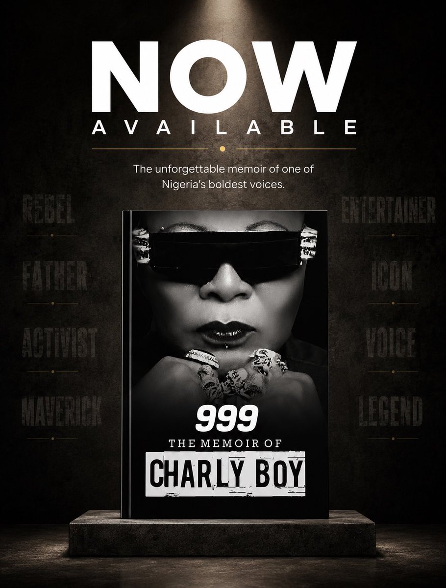 bookcraftafrica's tweet photo. The wait is over!!🥳
Happy Publication Day to 999: The Memoir of @AreaFada1
For decades, the world has known the public figure.
Now, it’s time to discover the man behind them.
📚Now available in bookstores nationwide.
Or send us a DM to get a copy.
#publishedbybookcraft https://t.co/klTAjfBvae