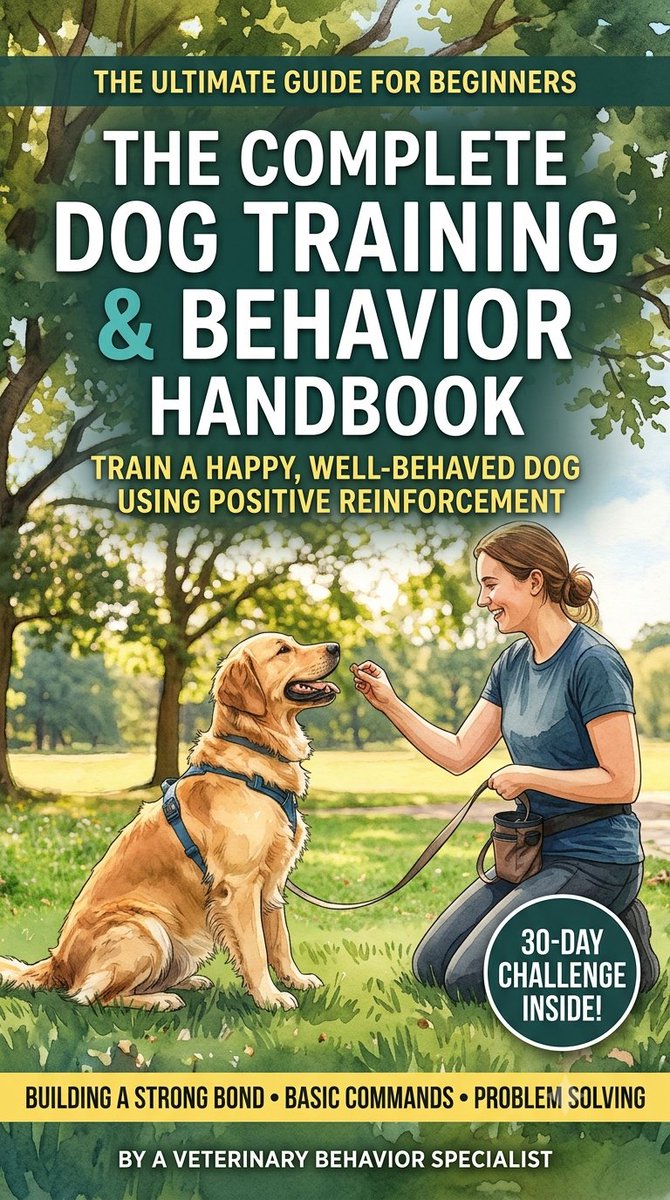 antoniom_s42605's tweet photo. The Complete Dog Training &amp; Behavior Handbook
Detailed guide on reading signs of stress, happiness, and play.
Solving Common Problems
More Info Here: https://t.co/hROO0jgDZU
#dogtraing
#doglovers
#dogbehavior https://t.co/rZ2ROjmjaF