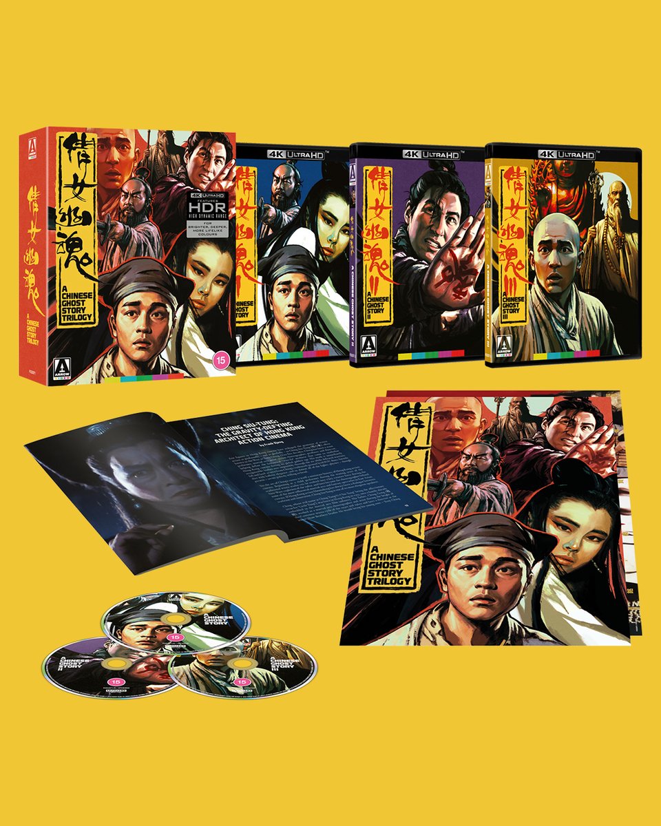 ArrowFilmsVideo's tweet photo. @hmvtweets NEW UK TITLE: A Chinese Ghost Story Trilogy Limited Edition 4K UHD

Pre-order in the UK Via Arrow: https://t.co/vbhz3Ac24L
Pre-order in the UK via @hmvtweets: https://t.co/mXUDVqeRhe https://t.co/9ptsciv0MV