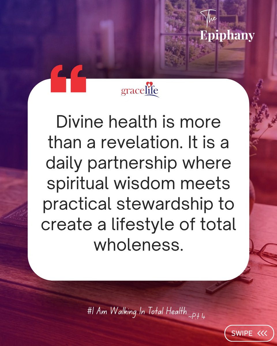 gracelifengr's tweet photo. Divine health is sustained by international stewardship.

Your body is God's temple. Honour Him by caring for the gift He has entrusted to you.

Join us every Sunday at The Epiphany | 5:15 PM (WAT) on YouTube @gracelifengr.

#GraceLife #Epiphany #DivineHealth https://t.co/cuzkdDDQT7