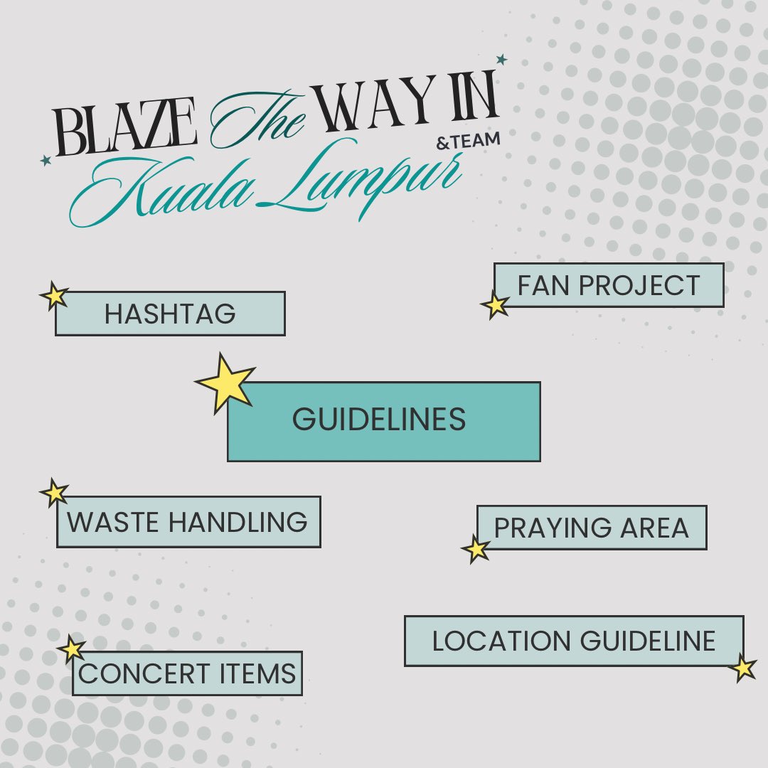 andMYLUNE's tweet photo. 📢 BLAZE THE WAY IN KUALA LUMPUR – CONCERT GUIDELINES ❤️‍🔥

LUNÉ, the concert is just around the corner! 🌙 Please take a moment to read through the concert guidelines to help ensure a safe and enjoyable experience for everyone.

#BLAZETHEWAY_KUALALUMPUR https://t.co/XNJXBdtbDz