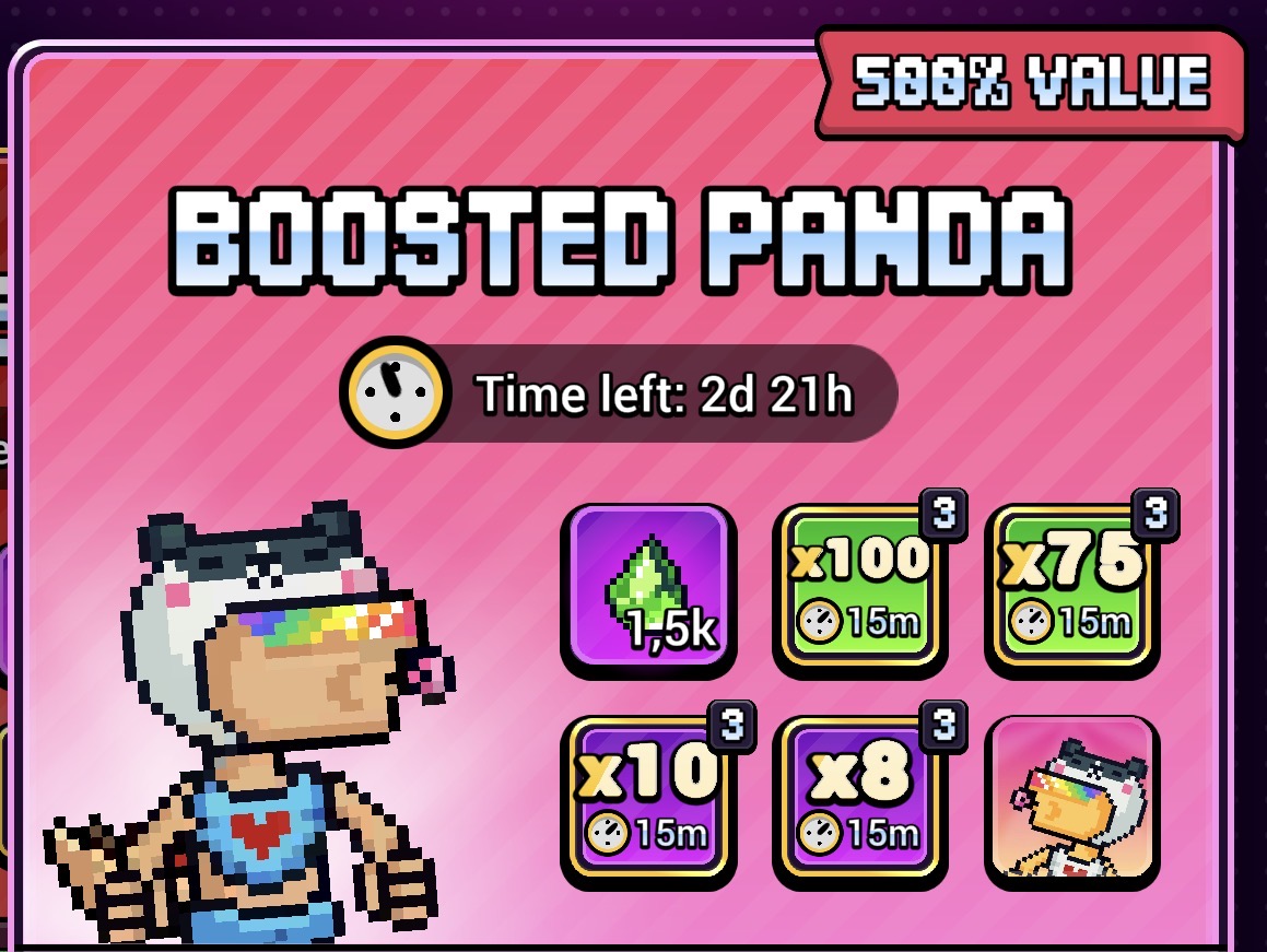 AngryDynomites's tweet photo. 🔥 New Special Weekend Offers are LIVE!

🐼 Boosted Panda — loaded with RAWR Crystals, Factory and Mine Boosters, plus a Rare Baby Panda Avatar.

🐰 Powered Bunny — packed with resources, Plant Boosters, Power Packs, and a Rare Baby Bunny Avatar.

Available until August 3 at 10 AM UTC! 🦖