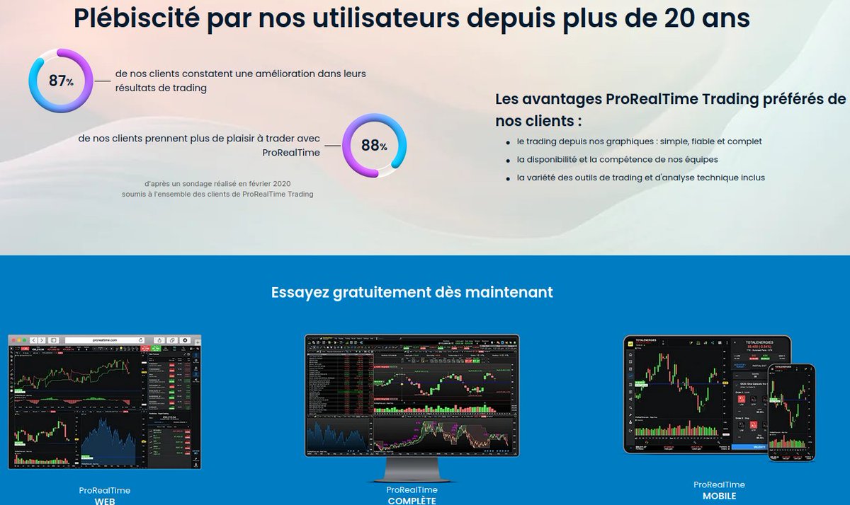 ProRealTimeFR's tweet photo. 🚀ProRealTime🚀

87% des utilisateurs de ProRealtime Trading ont pu améliorer leurs performances en utilisant nos services.

Sur la prochaine version de la plateforme , quelle autre fonctionnalité serait utile pour vos investissements ?

N'hésitez pas à nous l'indiquer par email! https://t.co/BjufWSvPNX