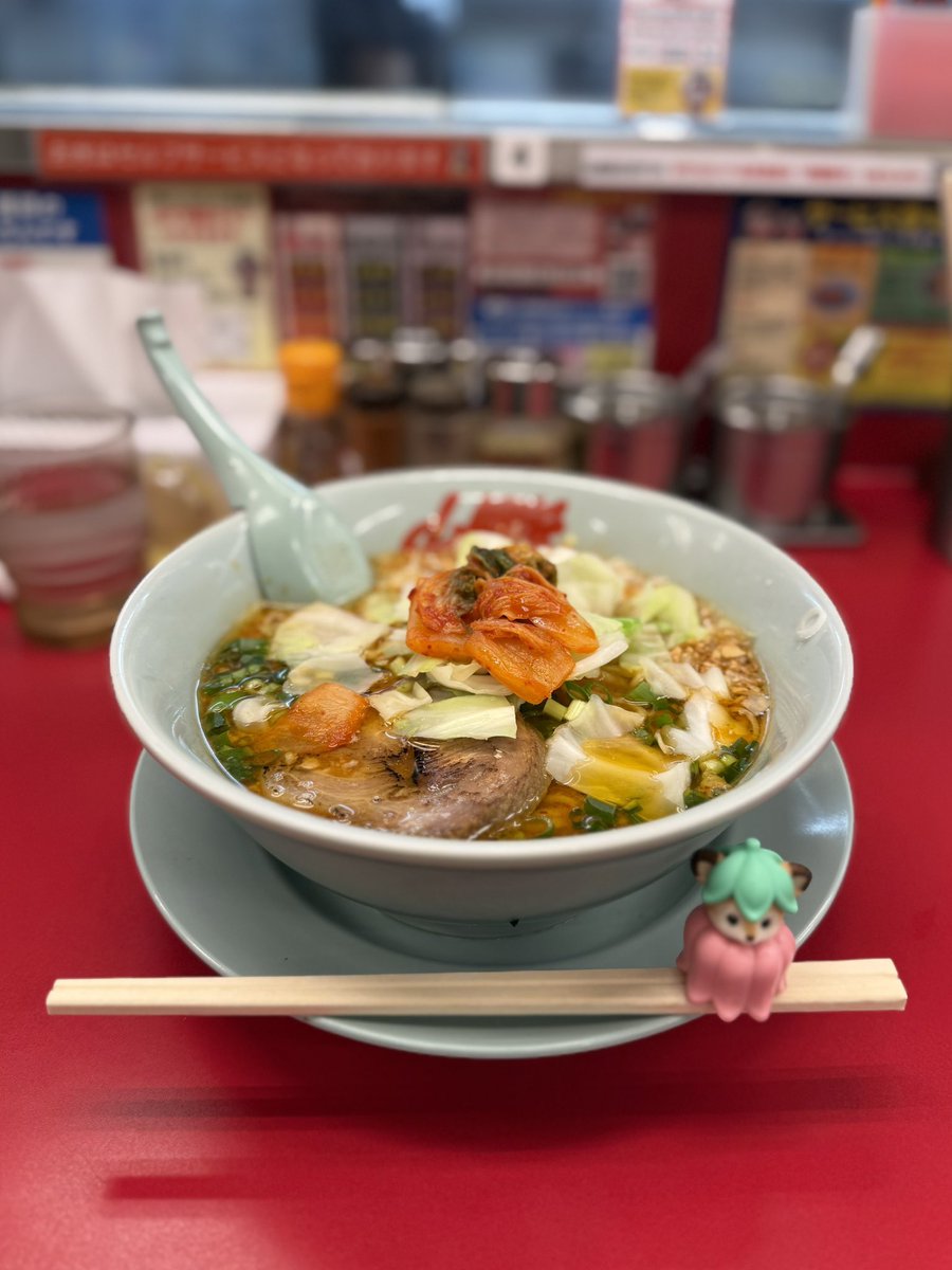 _SAYURISUKI's tweet photo. @KACHIDOKI_mogu 今日、山岡家を食べました🍜ラーメン同じだね https://t.co/2kpzGvMgJp