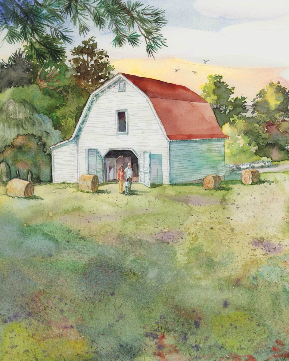 morgangaynin's tweet photo. Closing out July with beautiful scenic watercolors by Bradley Clark 🌸 Illustrated for Atlanta Magazine about Harrison Park in Georgia. 

See more of Bradley's work here:
https://t.co/ojEUANc9vc 

And have a lovely summer weekend! https://t.co/Ppp7EwvWlK