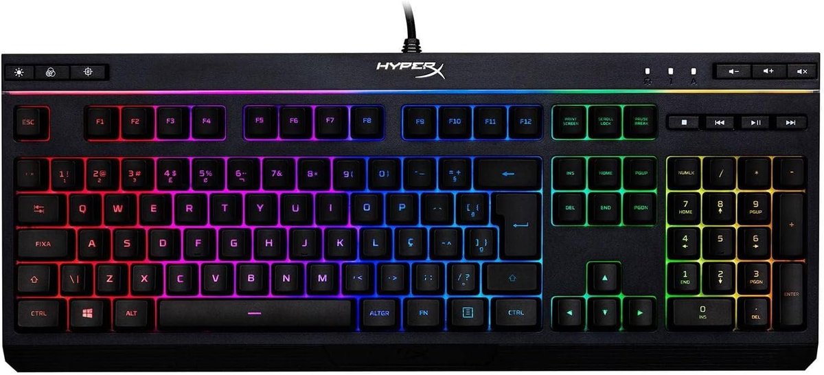 CapivaraPromoss's tweet photo. HyperX Teclado Gamer HyperX Alloy Core RGB, ABNT2, PRETO

de R$ 419,90
por R$ 167,99

Link⬇️ https://t.co/8ssCCcR7Io