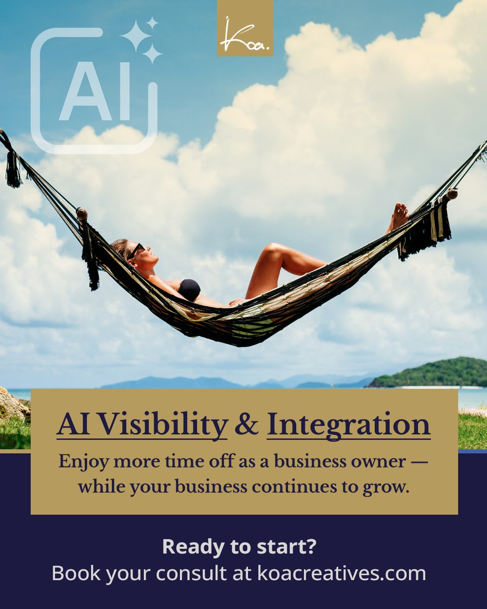 Koa_Creatives's tweet photo. 𝗙𝘂𝘁𝘂𝗿𝗲-𝗣𝗿𝗼𝗼𝗳 𝗬𝗼𝘂𝗿 𝗢𝗻𝗹𝗶𝗻𝗲 𝗣𝗿𝗲𝘀𝗲𝗻𝗰𝗲
Technology changes quickly.

But the fundamentals remain the same:
• Clarity
• Authority
• Structure
• Trust
We build digital foundations that perform for both search engines and AI platforms.

➡️Future-Proof Your Website
🔗https://t.co/7qSTYMSn76