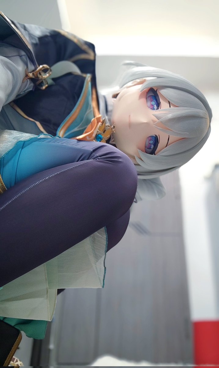 ga8t4hDo7n7M88s's tweet photo. 第一次变娃，请多多关照
#kigurumi #着ぐるみ https://t.co/GXM30dtpQ1