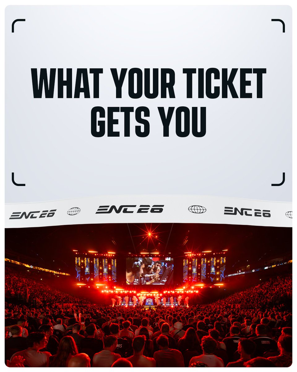 ENC_EN's tweet photo. All games. All week.

Here’s what the Premium Tournament Pass unlocks at ENC26. https://t.co/yUcWJd0GNK