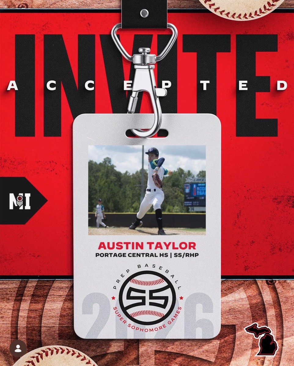 AustinTaylorB77's tweet photo. Super Sophomore Ready @PrepBaseballMI @PB_Uncommitted @prepbaseball @ColdWeatherBats @CoachGoodwinA https://t.co/MXhTbuCUCB