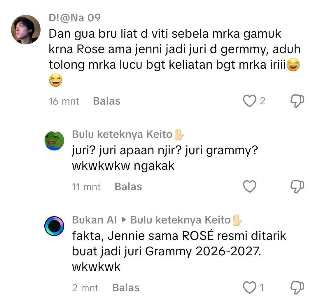 Hop3OnTheStage's tweet photo. Ngakak asemmmmmm Juri gremi wkwkkwkwkw https://t.co/BrXpuEEYRh