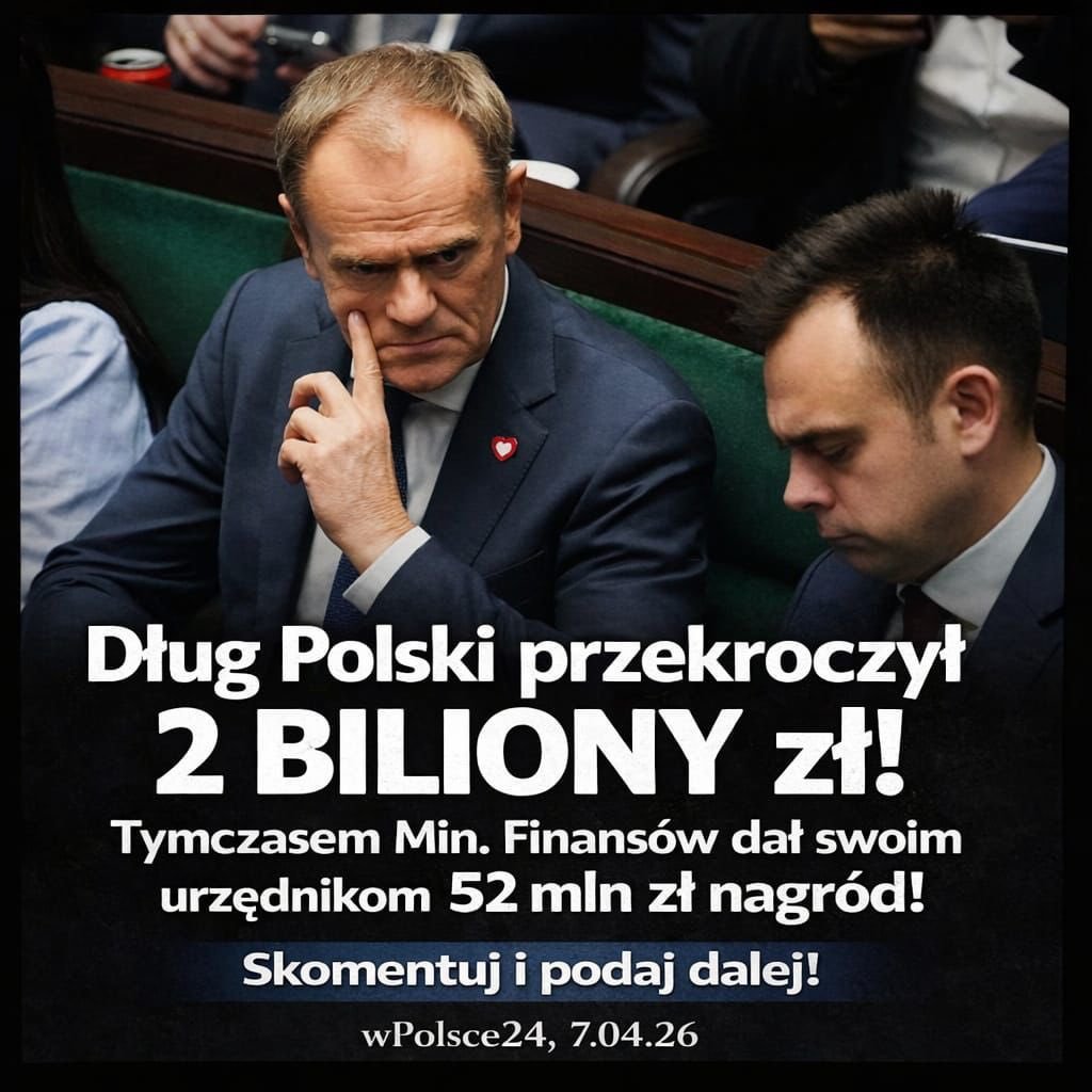 2025_EwaPolka's tweet photo. Panowie Tusk, Domański jak wam żyje się w kraju, który doprowadziliście do bankructwa!?
Wzmacniacie swój elektorat?! 🤔 👇
#MafiaTuska jeszcze bardziej zadłuża nasz kraj ‼️ a lemingi cieszą się,  kasę dostaną, którą i tak muszą oddać w "podwyżkach"  mafii. Już oni wiedzą jak lupić biednych a bogatym dać. 👇