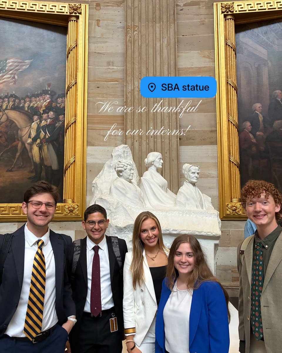 sbaprolife's tweet photo. Happy National Intern Day to our incredible interns that dedicated their summer to fight for life!

#nationalinternday #prolife https://t.co/6prZjhZkLl
