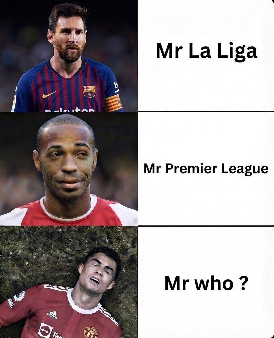 vibewithvincent's tweet photo. @SliceofSport Calling Cristiano Ronaldo 'Mr. Who' is one of the wildest football takes I've seen. 😭💀 https://t.co/UnpWnsbnFD