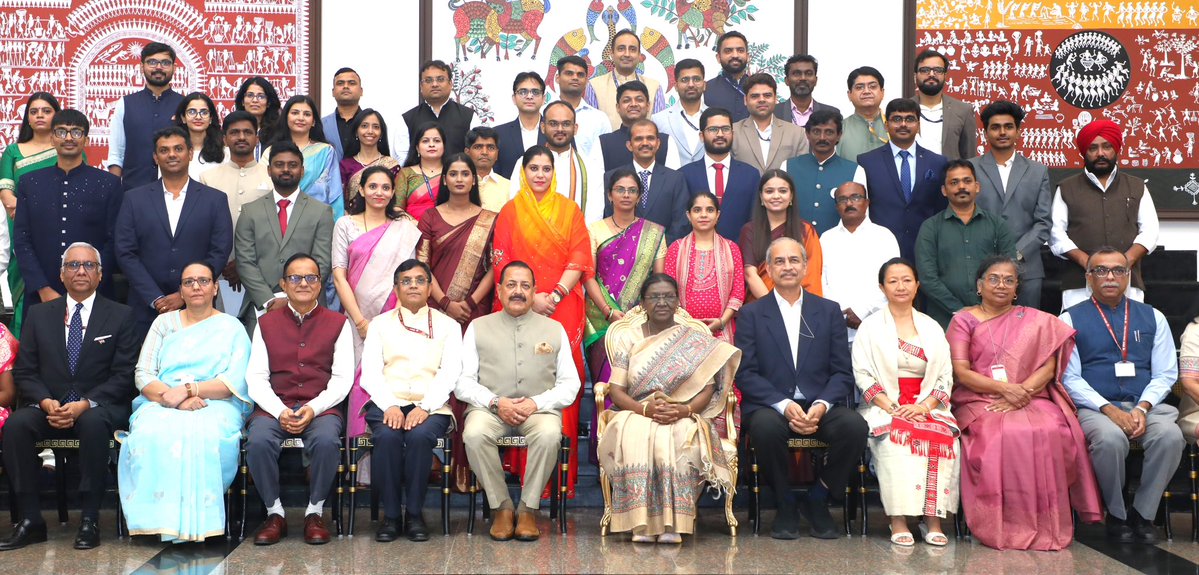 DrJitendraSingh's tweet photo. My address at the ‘Grassroots Innovator Felicitation Ceremony 2026’ held at Rashtrapati Bhavan:

Key Takeaways
"India’s next wave of growth will emerge from villages, small towns and community innovators, not only from large cities. In other words, grassroots innovations hold the key to building an Atmanirbhar Bharat and realising the vision of 2047.

Therefore, it is important to connect "Grassroots Innovators" with the country's formal innovation ecosystem and develop a seamless pathway to transform grassroots innovations into nationally scalable enterprises. I am glad that the Atal Innovation Mission has taken the responsibility of ensuring that grassroots innovations move beyond recognition to scientific validation, technology translation, incubation and market adoption, so that local solutions could evolve into national assets.

The real success of India’s innovation movement will be measured by the number of real-life problems solved through affordable technologies that improve the lives of farmers, women, artisans, entrepreneurs and ordinary citizens".