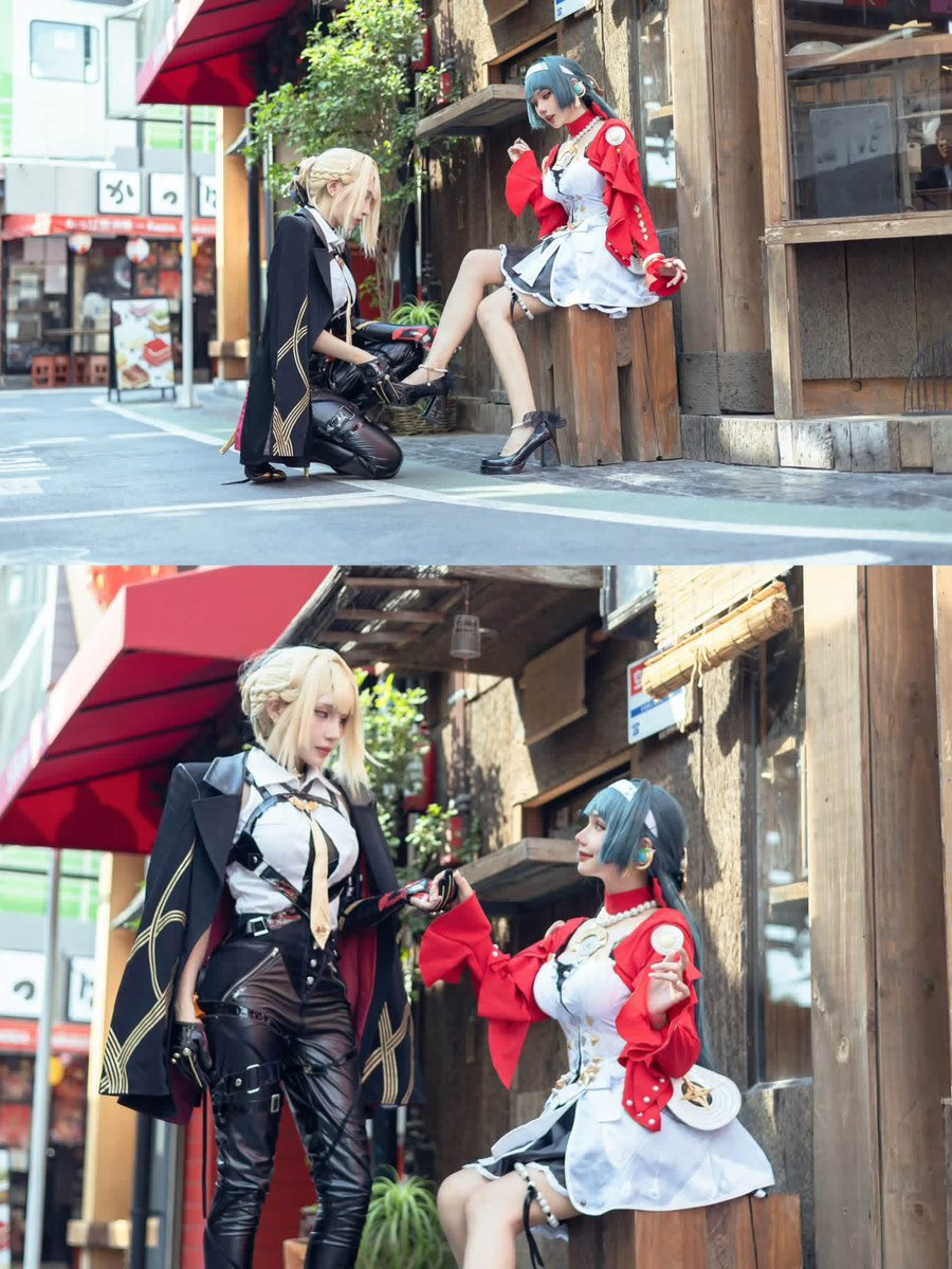 7Takky's tweet photo. ✨Shopping time with my bodyguard ✨

Zenless Zone Zero  
Astra Yao : Takky tukkung 
Evelyn Chevalier : @yujeenacid 

📷 XION. | Net Snap 

#zzz #ZenlessZoneZero #zenlesszonezerocosplay #evelynchevalier #AstraYao https://t.co/iCK5Be5kFc