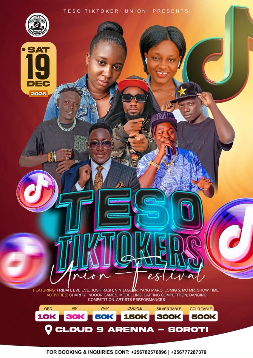 LawrenceEtyeku's tweet photo. Let's meet on 19th December 2026 at cloud9 soroti https://t.co/gKipQ97ogO