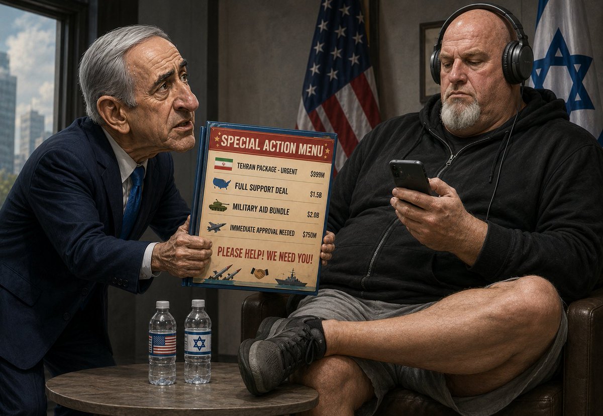 IRANinBELARUS's tweet photo. When Netanyahu, the 'beggar of war', meets the 'indifference of power'...
Когда Нетаньяху, «нищий войны», сталкивается с «безразличием власти»...
#Netanyahu #Israel #USA #Geopolitics #WarPolicy https://t.co/WzL1qVDNgr