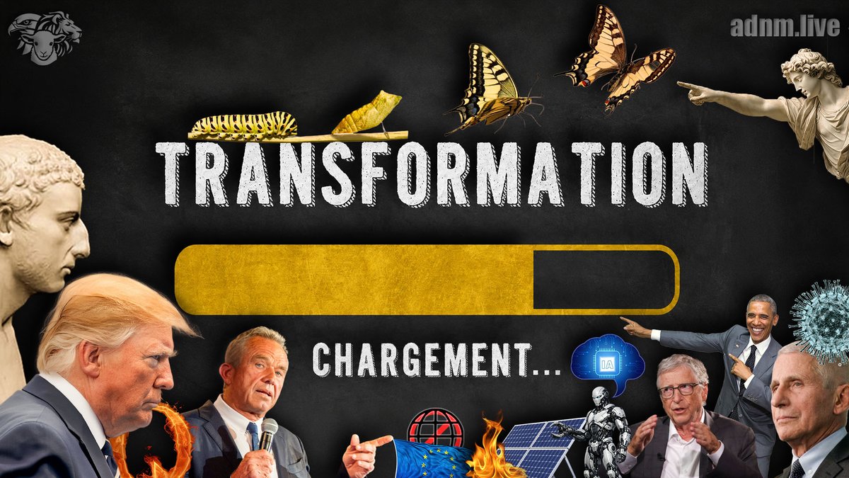 adnm_live's tweet photo. Vendredi à 20h00 sur https://t.co/wv5OPPSzn5
Transformation et Révélations - live du 31/07/2026

Une censure massive se prépare en France et en Europe, pendant qu'aux USA, on apprend que le virus pourrait être d'origine humaine et lâche dans la nature pour des raisons politiques. Y a-t-il un lien entre ces deux phénomènes ? Et qu'en est-il des feux de forets près de Bordeaux ? Et que fait cette statue de Ponce Pilate à la vignette ? Une émission qui se concentre sur la transformation, celle qu'on observe à l'extérieur, et aussi celle qui a lieu à l'intérieur de nous en ce moment même. Une double émission qu'on est obligés de couper en deux parties. 

Venez nombreux et partagez 🙏

Soutenez-nous sur Y-Files : https://t.co/YRBXNHYMEr

Évitez la censure en regardant le live depuis notre site : https://t.co/WWarckWEwo

Liens alternatifs :
YouTube : https://t.co/Ct0e6z21C1
Twitter : https://t.co/XT6kR9kTXZ
Crowdbunker : https://t.co/6p8COeo2ER
Odysee - https://t.co/xf80g2yAUL