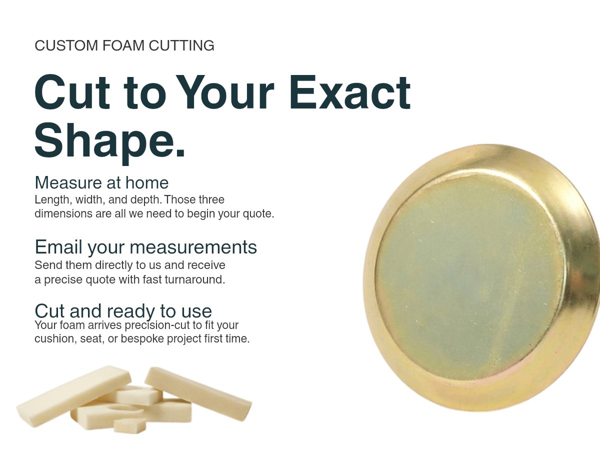 DiscoverUphols3's tweet photo. Measuring foam can feel tricky, right?

It’s simpler than most people think. Measure the length, width, and depth at home, email them over, and we’ll turn them into a custom cut ready to use.

Learn a new upholstery skill today. https://t.co/I13HMTuarY https://t.co/E4eDxYu3uV