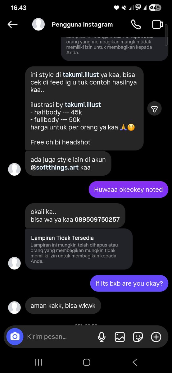 ncararmy6's tweet photo. Pls yang mau commis hati-hati, aku baru aja kena tipu 100k atas nama Reza Saputra 1982489846 (rek bni).
No. Telp di +62 821-3558-5240
Akunnya takumi.illust

Tolong dibantu retweet ya. https://t.co/DqJwETLaFT