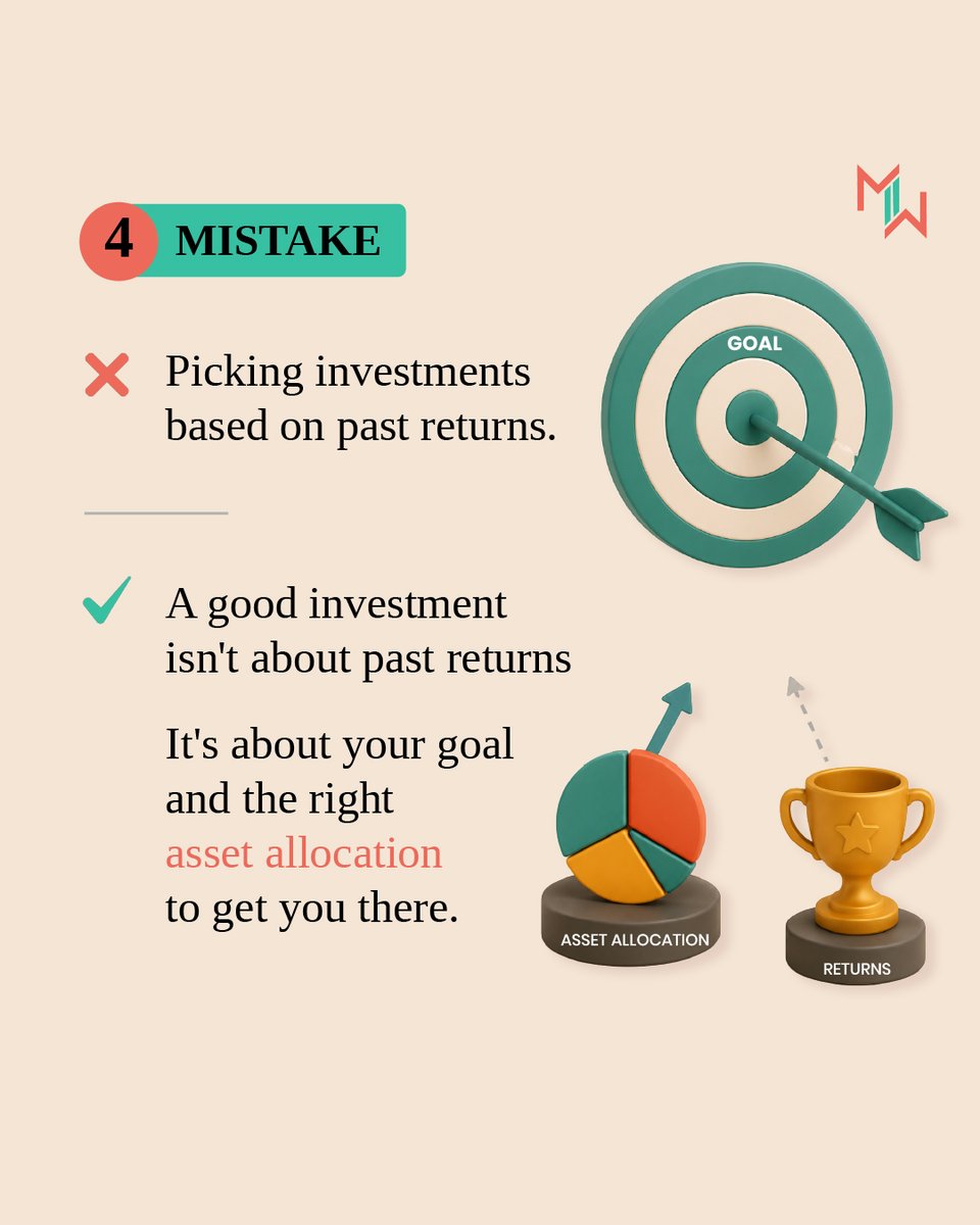 Miles2Wealth's tweet photo. The fourth mistake
(5/n)
#FinancialIndependence #InvestInYourself https://t.co/dC974aUUIz