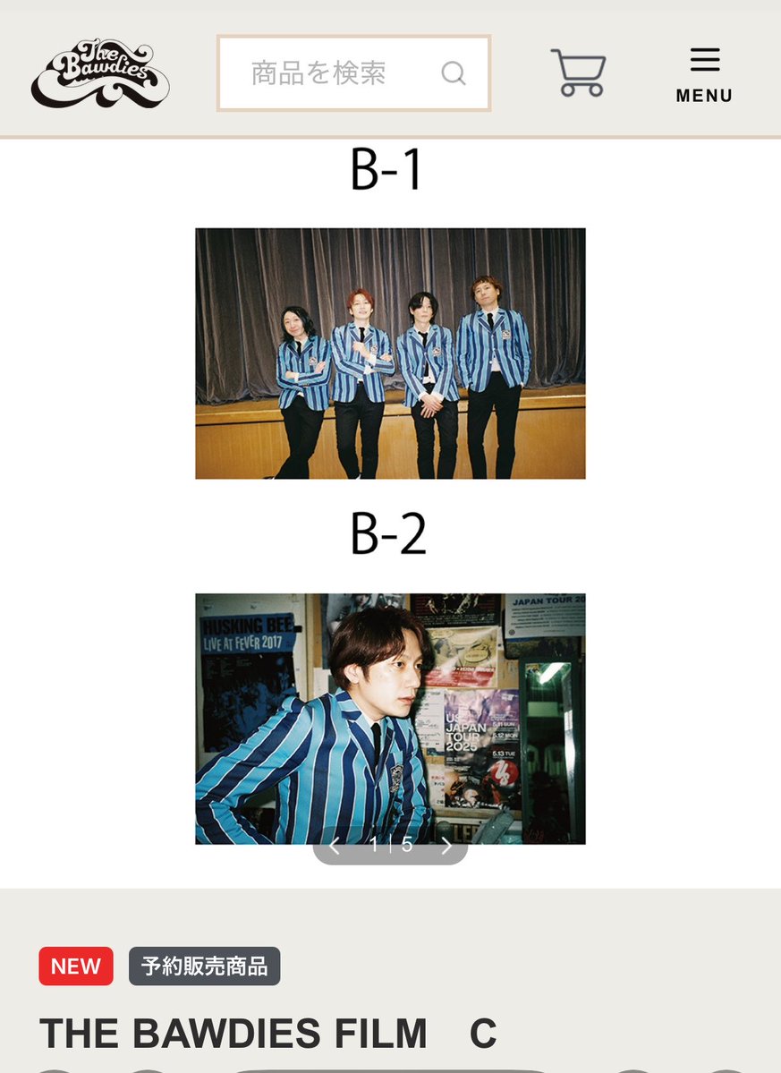 moeroooy's tweet photo. @THE_BAWDIES POPUP事後物販分の写真CタイプのサンプルがBのもので表示されています、購入の参考にしたいので修正していただけますでしょうか！ https://t.co/nFiHh5ILwI