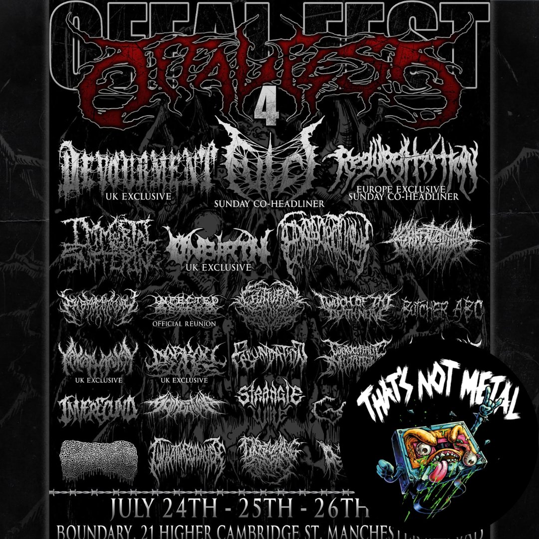 NotMetalPod's tweet photo. This humid summer gets that bit muckier as we check out the UK's growing brutal death metal event at Offal Fest, as well as check in on Avenged Sevenfold's latest craziness, and sadly speak to the passing of all time pillar of hardcore Lou Koller of SOIA.

https://t.co/a6tlT9EHaQ https://t.co/ppRmKmKj2q
