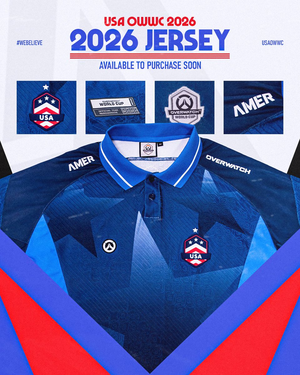 Eternal blue 🔷 The official USA OWWC 2026 jersey, available soon!