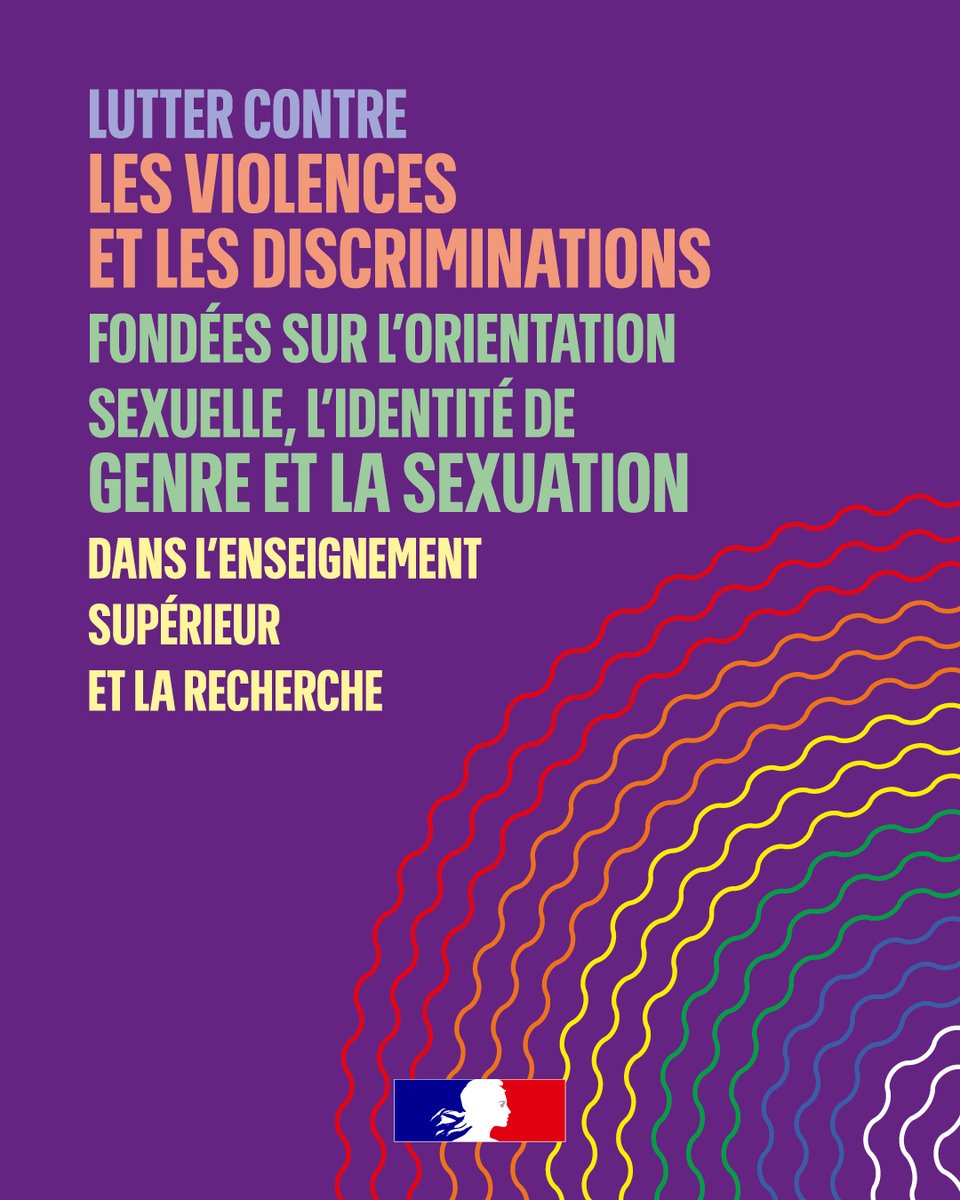 sup_recherche's tweet photo. 📢 Quatre ans après sa première édition, le ministère publie son guide : « Lutter contre les violences et les discriminations fondées sur l’orientation sexuelle, l’identité de genre et la sexuation dans l’enseignement supérieur et la recherche » 🏳️‍🌈

👉 https://t.co/pMhH0OsJfk https://t.co/BDg97bxIib