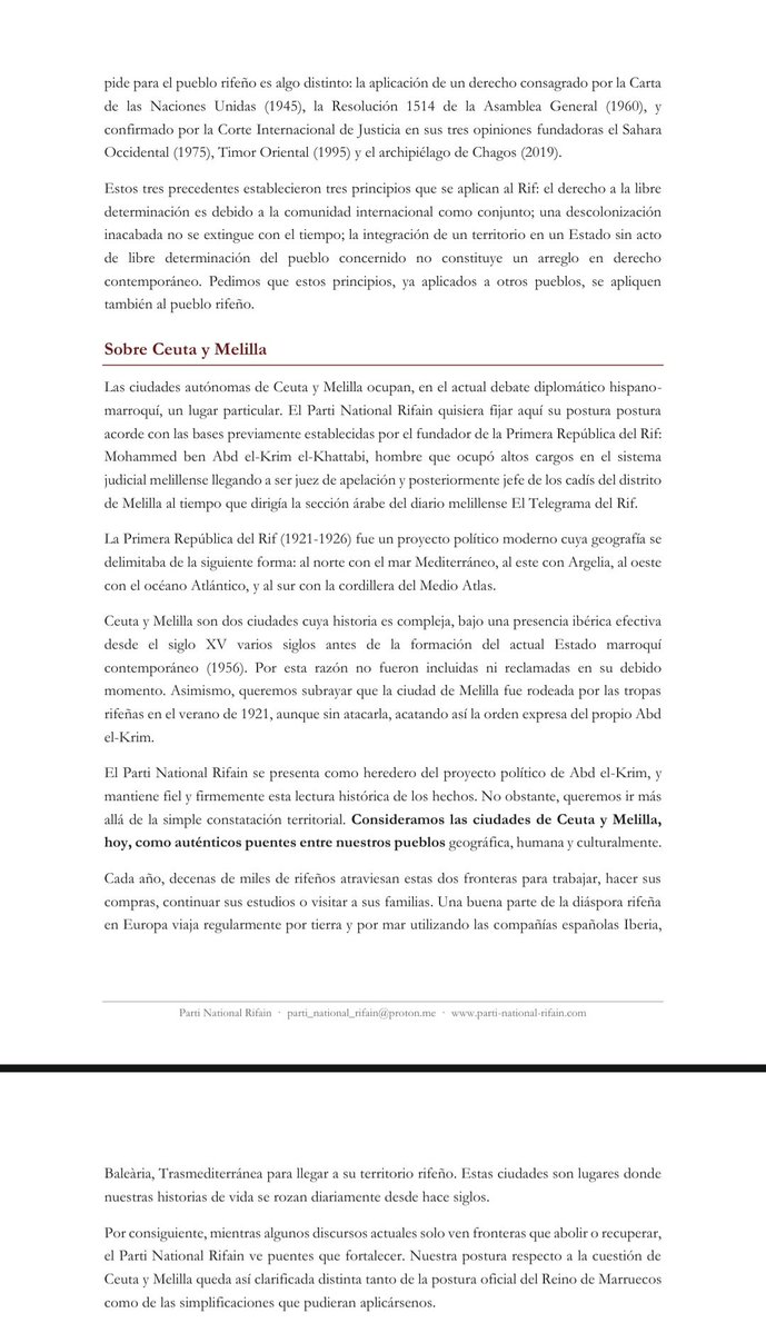 Parti_N_Rifain's tweet photo. La carta abierta del Partido Nacional Rifeño al Pueblo Español https://t.co/PWxhqzng5J